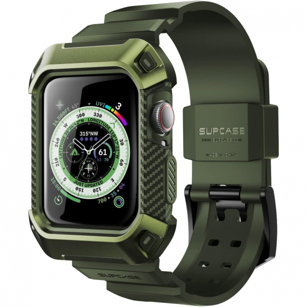 SUPCASE Apple Watch 9 Unicorn Beetle Pro Kay (45mm)-Darkgreen