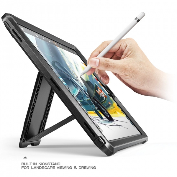 SUPCASE Apple iPad Pro Unicorn Beetle PRO Serisi Klf (12.9 in)-Black