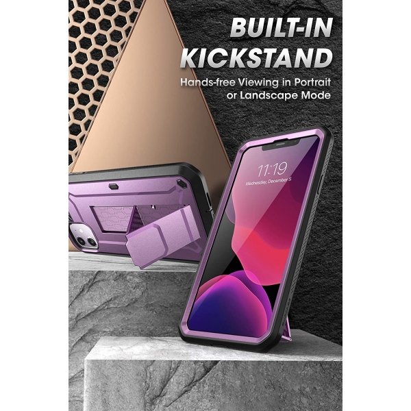 SUPCASE Apple iPhone 11 Unicorn Beetle Pro Serisi Klf-Purple