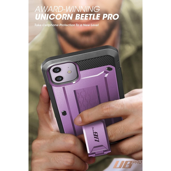 SUPCASE Apple iPhone 11 Unicorn Beetle Pro Serisi Klf-Purple
