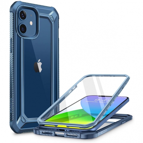  SUPCASE Apple iPhone 12  Mini Unicorn Beetle Exo Pro Klf-Aqua