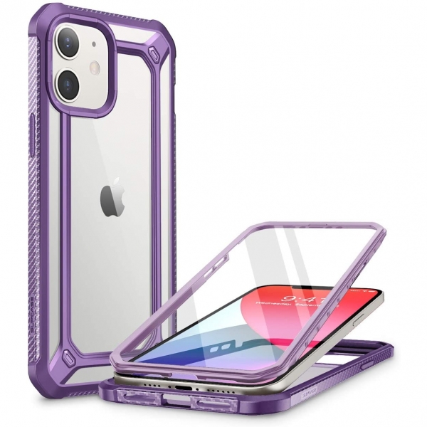  SUPCASE Apple iPhone 12  Mini Unicorn Beetle Exo Pro Klf-Purple