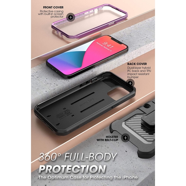 SUPCASE Apple iPhone 12  Mini Unicorn Beetle Pro Klf-Violte