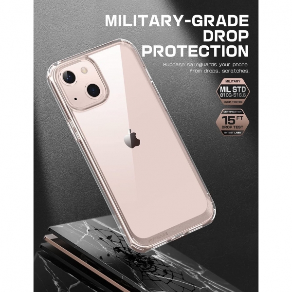 SUPCASE Apple iPhone 13 Mini Unicorn Beetle Style Serisi Klf-Clear