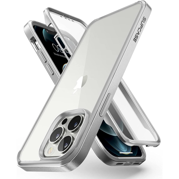 SUPCASE Apple iPhone 13 Pro Max Unicorn Beetle Edge Pro Serisi Klf-Silver