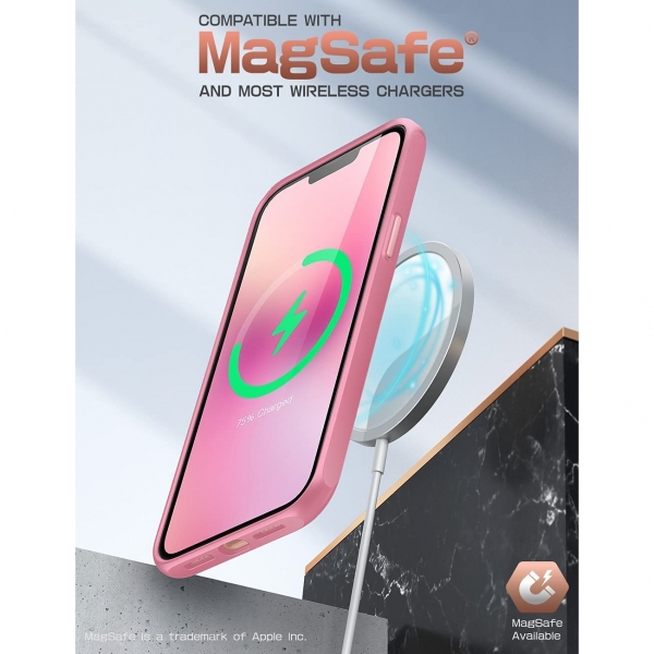 SUPCASE Apple iPhone 13 Unicorn Beetle Style Serisi Klf-Pink