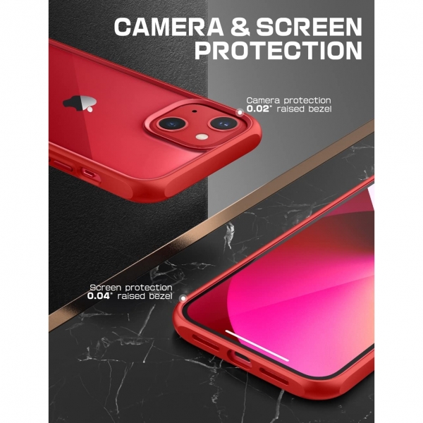 SUPCASE Apple iPhone 13 Unicorn Beetle Style Serisi Klf-Red