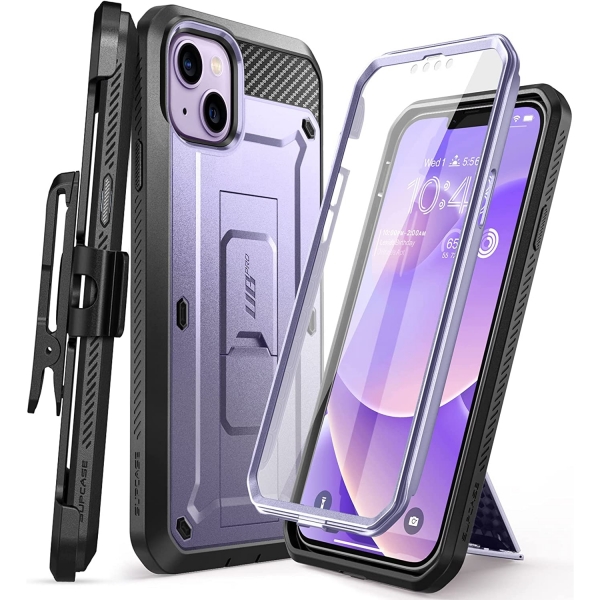 SUPCASE Apple iPhone 14 Plus Unicorn Beetle Pro Serisi Klf-Mauve