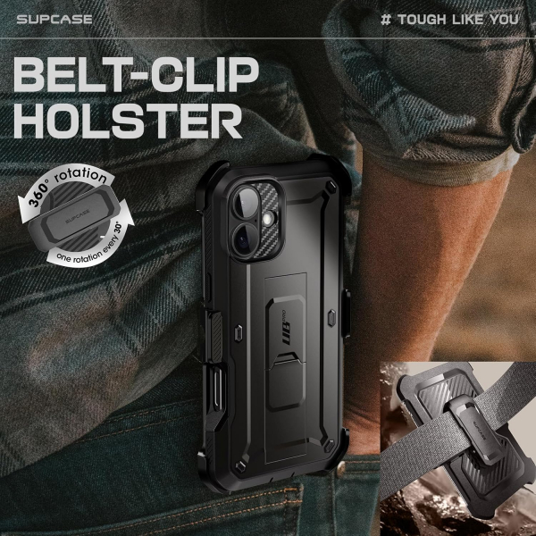 SUPCASE Apple iPhone 16 UBP Klf-Black