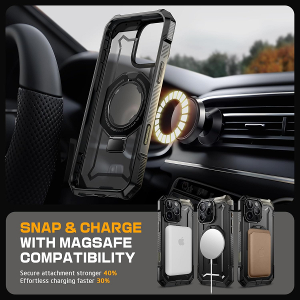 SUPCASE Apple iPhone 16 Pro UB Grip Rugged Klf-Black