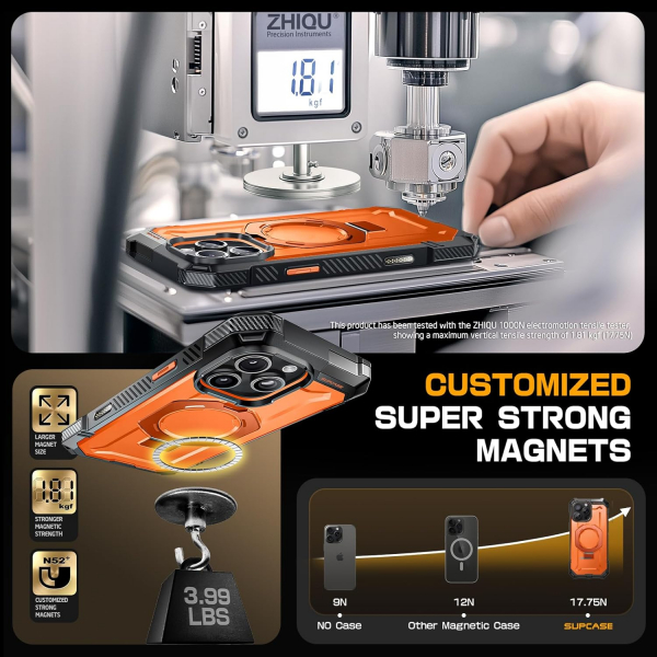 SUPCASE Apple iPhone 16 Pro Max UB Grip Rugged Klf-Magma