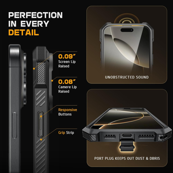 SUPCASE Apple iPhone 16 Pro Max UB Grip Rugged Klf-Guldan