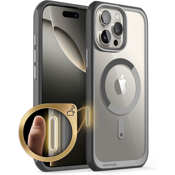 SUPCASE Apple iPhone 16 Pro Max UB Mag K�l�f -Gray