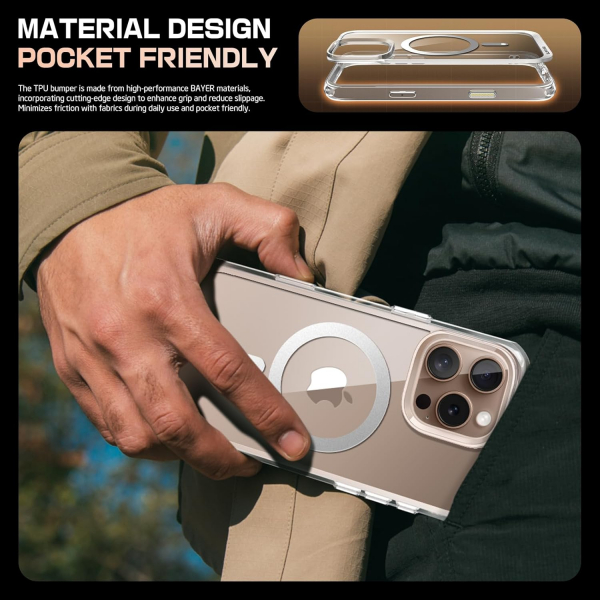 SUPCASE Apple iPhone 16 Pro Max UB Mag K�l�f -Clear