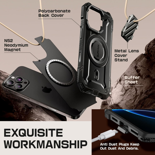 SUPCASE Apple iPhone 16 Pro Max UB Mag XT Klf-Dark