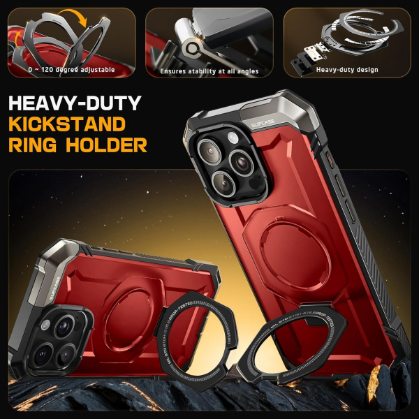 SUPCASE Apple iPhone 16 Pro UB Grip Rugged Klf-Ruddy