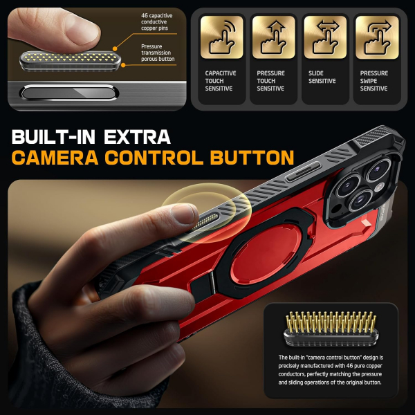 SUPCASE Apple iPhone 16 Pro UB Grip Rugged Klf-Ruddy