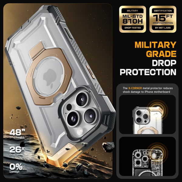 SUPCASE Apple iPhone 16 Pro UB Grip Rugged Klf-Desert Gold