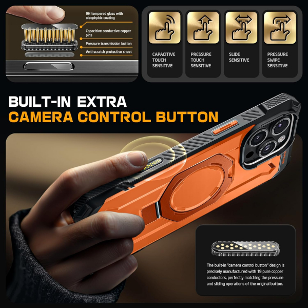 SUPCASE Apple iPhone 16 Pro UB Grip Rugged Klf-Magma