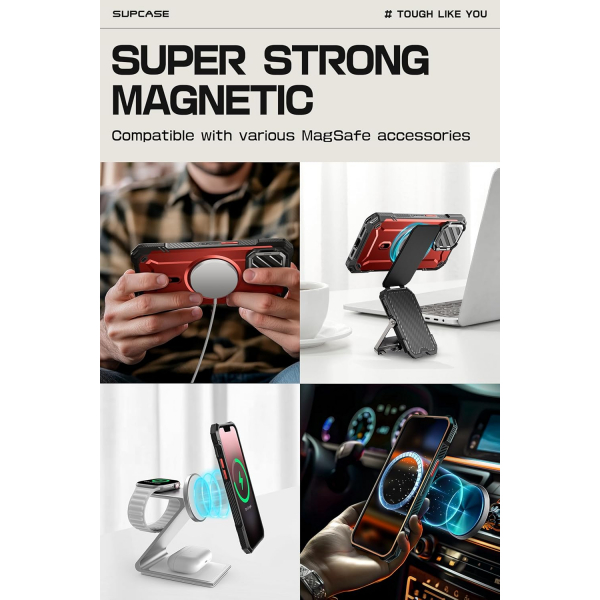 SUPCASE Apple iPhone 16e UBMag XT Klf-Ruddy