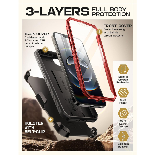 SUPCASE Apple iPhone 16e UBP Klf-Ruddy