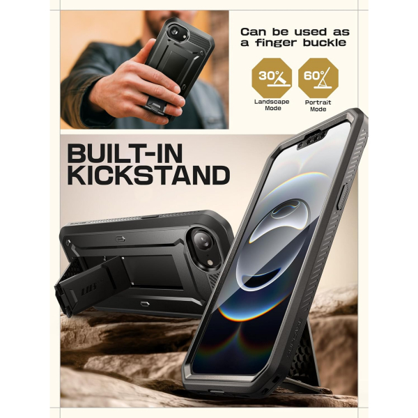 SUPCASE Apple iPhone 16e UBP Klf-Black