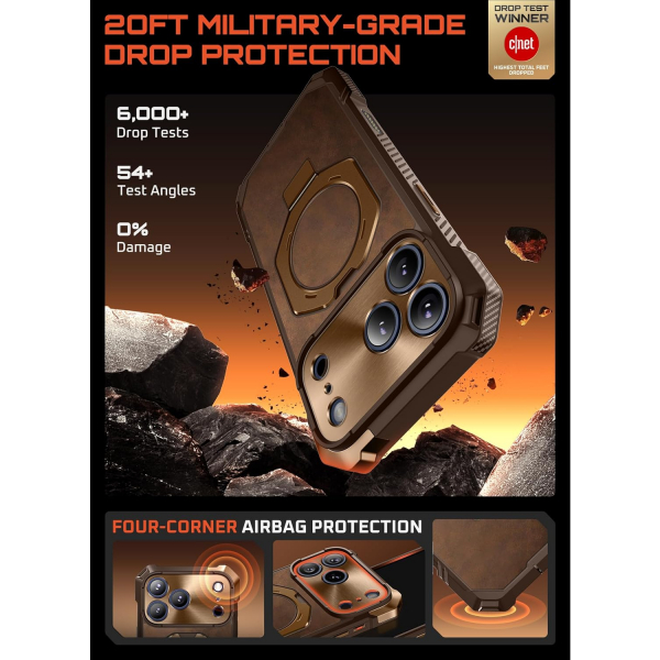 SUPCASE Apple iPhone 17 Pro Max UB Grip Rugged Klf-Premium Leather