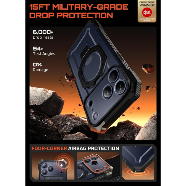 SUPCASE Apple iPhone 17 Pro Max UB Grip Rugged K�l�f-Translucent Black