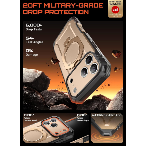 SUPCASE iPhone 17 Pro UB Grip Rugged MagSafe Klf-Desert