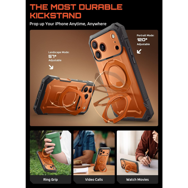 SUPCASE iPhone 17 Pro UB Grip Rugged MagSafe Klf-Coral