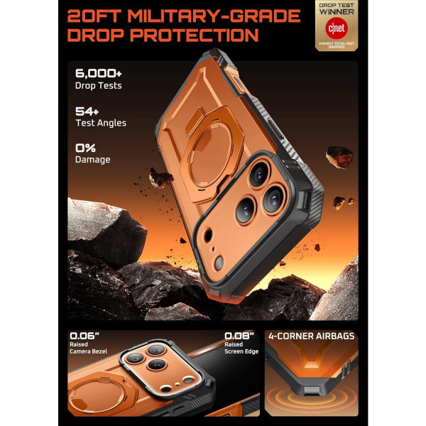 SUPCASE iPhone 17 Pro UB Grip Rugged MagSafe Klf-Coral