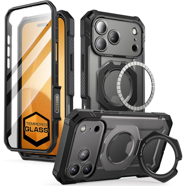 SUPCASE iPhone 17 Pro UB Grip Rugged MagSafe Klf-Black