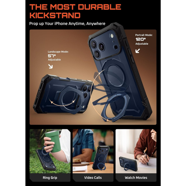 SUPCASE iPhone 17 Pro UB Grip Rugged MagSafe Klf-Azure