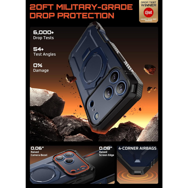 SUPCASE iPhone 17 Pro UB Grip Rugged MagSafe Klf-Azure