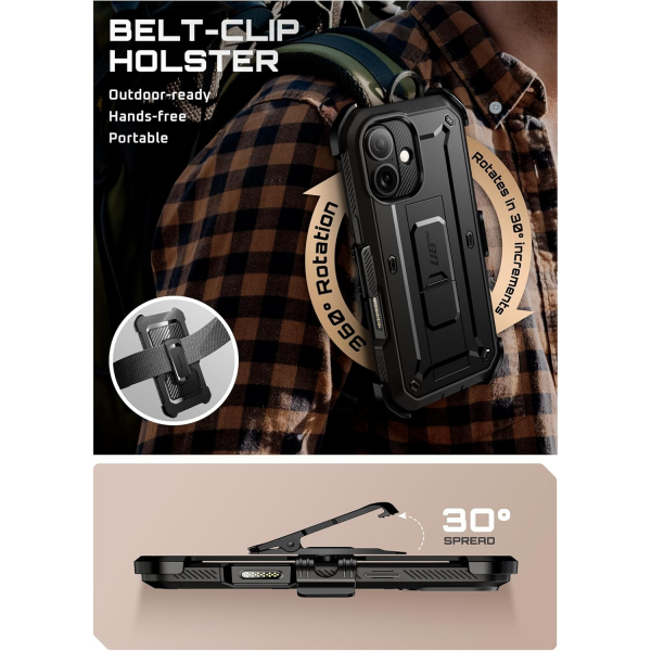 SUPCASE Apple iPhone 17 UBP Klf-Black