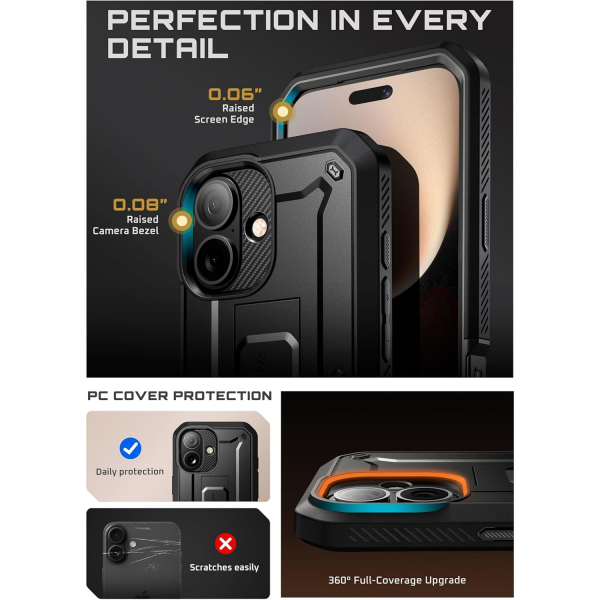 SUPCASE Apple iPhone 17 UBP Klf-Black