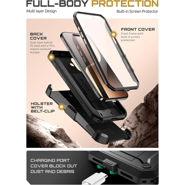 SUPCASE Apple iPhone 17 UBP Klf-Black