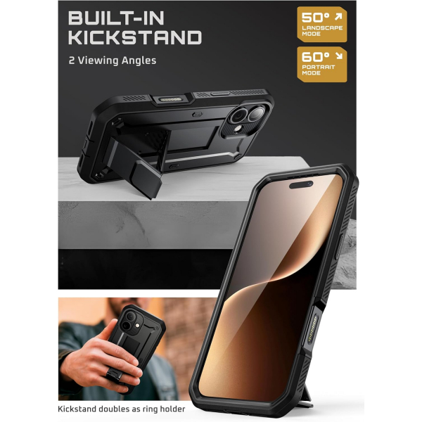 SUPCASE Apple iPhone 17 UBP Klf-Black