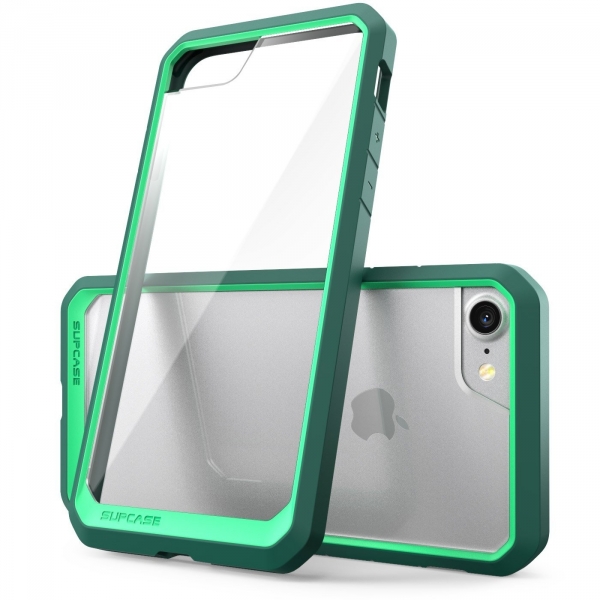 SUPCASE Apple iPhone 8 Unicorn Beetle Serisi effaf Klf-Green Green