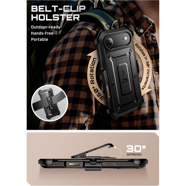 SUPCASE Apple iPhone Air UBP Klf-Black