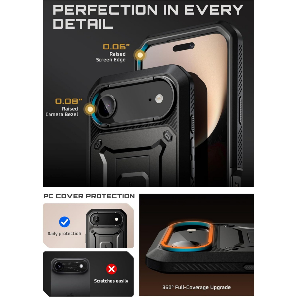 SUPCASE Apple iPhone Air UBP Klf-Black