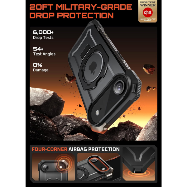SUPCASE Apple iPhone Air UB Grip Rugged Klf-Black