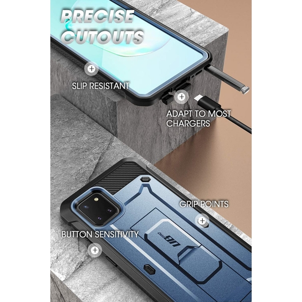 SUPCASE Galaxy Note 10 Lite Unicorn Beetle Pro Serisi Klf-Blue