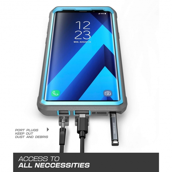 SUPCASE Galaxy Note 9 Unicorn Beetle Pro Serisi Klf-Blue