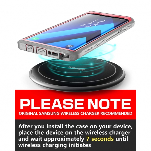 SUPCASE Galaxy Note 9 Unicorn Beetle Pro Serisi Klf-Pink
