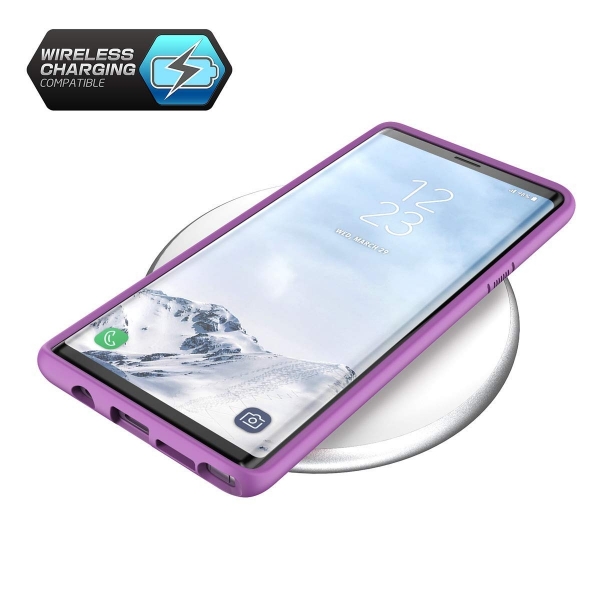 SUPCASE Galaxy Note 9 Unicorn Beetle Serisi effaf Klf-Purple