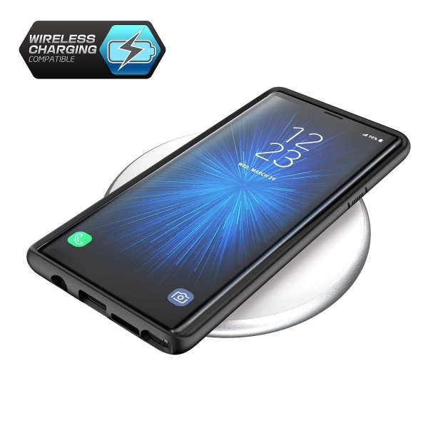 SUPCASE Galaxy Note 9 Unicorn Beetle Serisi effaf Klf-Black