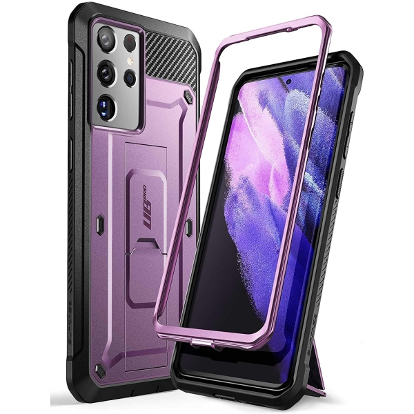 SUPCASE Galaxy S21 Ultra Unicorn Beetle Pro Serisi Klf-Violet