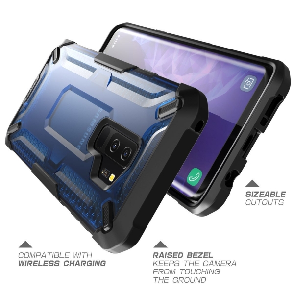 SUPCASE Galaxy S9 Plus Unicorn Beetle Seri Klf-Blue