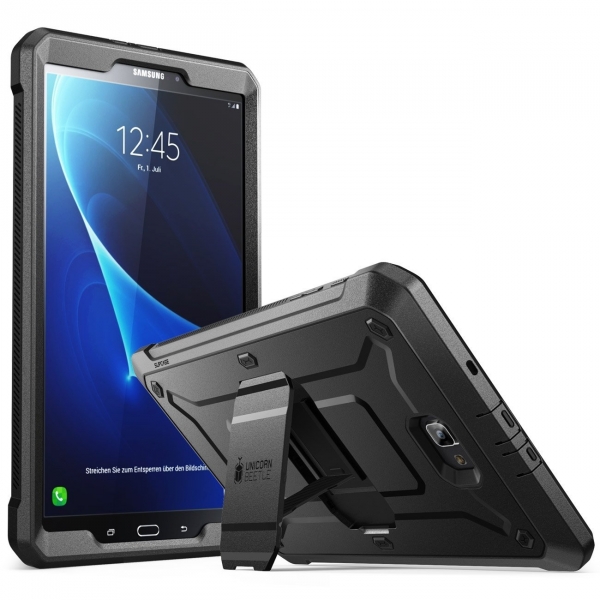 SUPCASE Galaxy Tab A 10.1 Unicorn Beetle PRO Serisi Klf-Black